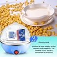 thumbnail image 3 of Wosthever Caldera de 7 huevos, olla eléctrica multifunción para huevos, Mini vaporera automática portátil, herramientas de cocina de apagado Electrodomésticos Azul/Doble Capa, 3 of 6