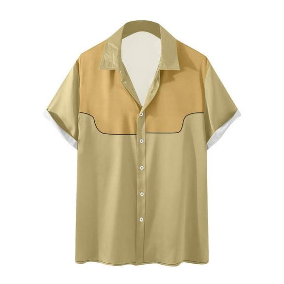 Jgppe Mens Plaid Button down Shirts Casual Summer Collared Short Sleeve Dress Shirts Lightweight Wicking