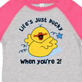 thumbnail image 4 of Inktastic Life's Ducky 2nd Birthday Boys or Girls Toddler T-Shirt, 4 of 5