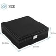 thumbnail image 6 of ProCase Velvet 2 Layer Jewelry Storage Case -Black, 6 of 8