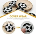 thumbnail image 2 of KAKOWELY 10 parches de tela de fútbol, bordados, para ropa (5 cm), 2 of 5