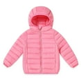 thumbnail image 3 of OGLCCG Kids Puffer Jacket Boys Girls Quilted Long Sleeve Warm Hooded Winter Padded Coat Lightweight Zipper Down Outerwear with Pockets 3-17 Years, 3 of 3