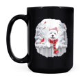thumbnail image 2 of Playful West Highland White Terrier Welcomes Winter Snowy Day with Cardinal Bird Mug Westie Westy Dog Lover Coffee Tea Cup - 2017, 2 of 4
