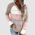 thumbnail image 2 of Tops for Women Trendy Plus Size Fall Winter Comfy Hooded Long-sleeved Bubble One Shoulder Drawstring Solid Color Leisure Ribbed Knit Hoodie Sweatshirts(Dark Gray,XXXXXL), 2 of 4