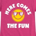 thumbnail image 3 of Instant Message - Here Comes The Fun - Toddler & Youth Girls Short Sleeve Graphic T-Shirt, 3 of 6