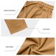 thumbnail image 3 of Ceisia Men's Linen-Like Casual Straight Pants Elastic Waist Drawstring Trousers With Decorative Chain Gifts, 3 of 6