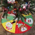 Christmas Tree Skirt Cartoon Attractive Fabric Decorative Comfortable christmas-tree-skirt-cartoon-attractive-fabric-decorative-comfortable