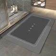 thumbnail image 4 of Alfombrilla de baño absorbente de secado rápido, alfombrilla de silicona mágica para baño, alfombrilla antideslizante con respaldo de goma para ducha y lavabo de baño, 4 of 5