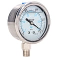 thumbnail image 3 of Manómetro de vacío medidor de presión de dial de doble escala NPT de 1/4 pulgadas para aire agua y aceite ANGGREK  Otros, 3 of 8
