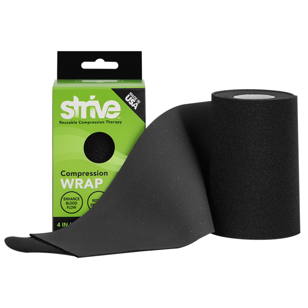 Strive Compression Therapy Wrap 4" x 60" Black