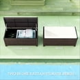 thumbnail image 6 of Olurrisa Storage Box,Outdoor Wicker Storage Bench, 6 of 7