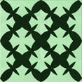 thumbnail image 1 of Ahgly Tapis d'Intérieur Lavable en Machine Carré Transitionnel Vert Forêt Foncé, 5 Pieds Carré, 1 of 7