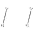 thumbnail image 4 of maskred Stainless Steel Closed Body Turnbuckle Jaw Wire Rope Fork Rigging Screw Strong and Long-Lasting Silver M6 2Set, 4 of 6