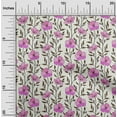 thumbnail image 2 of oneOone Cotton Poplin Light Pink Fabric Floral Sewing Fabric By The Yard Printed Diy Clothing Sewing Supplies 42 Inch Wide, 2 of 5