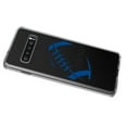 thumbnail image 2 of DistinctInk Clear Shockproof Hybrid Case for Samsung Galaxy S10+ PLUS(6.4" Screen) - TPU Bumper, Acrylic Back, Tempered Glass Screen Protector - Kentucky Football - Blue, Black, 2 of 6