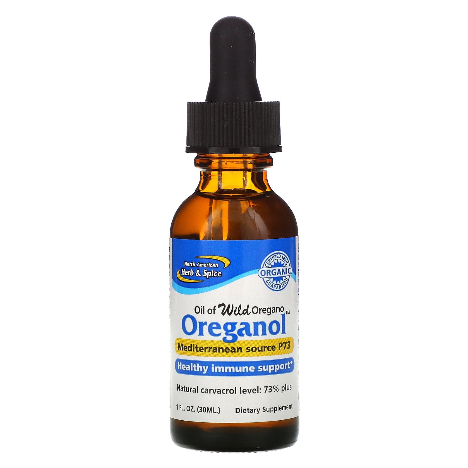 Oreganol, Oil of Wild Oregano, 1 fl oz (30 ml), North American Herb & Spice