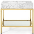 thumbnail image 4 of Modway Kingsley 36" Gold Stainless Steel Bathroom Vanity in Gold White, 4 of 10