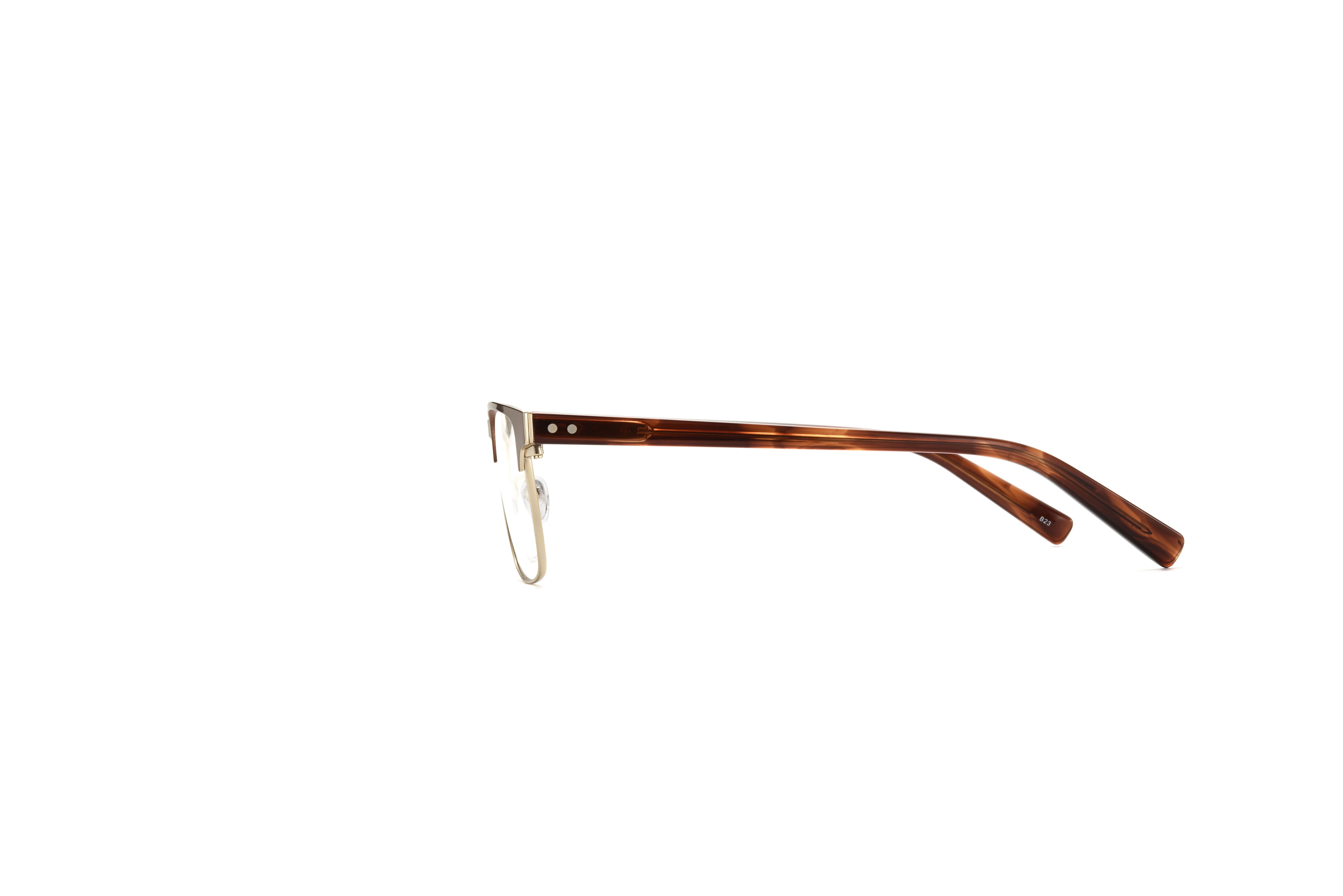 Walmart Men's Eyeglasses, MK10411, Brown, 54-16-145, with Case