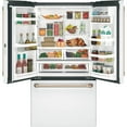 thumbnail image 2 of Cafe Cwe23spm 36" Wide 23.1 Cu. Ft. Counter Depth French Door Refrigerator - Matte White /, 2 of 4
