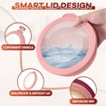 thumbnail image 4 of Vesteel 8Pcs Mixing Bowl Set with Lids, Nesting Plastic Bowls for for Mixing Serving Preparing Storage, Kitchen Prep Bowls, Dishwasher Safe, Rose, 4 of 9
