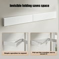 thumbnail image 3 of Ryanstar Racing Laundry Drying Rack Collapsible Wall Mounted Clothes Drying Rack Retractable Drying Rack 5 Aluminum Rods 60 lb Capacity White 31.5", 3 of 9