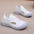 thumbnail image 7 of AUDeals Women’s EVA Cushion Walking Shoes Orthopedic Slip On Sneakers Breathable Lightweight Comfortable All Season Wear (White, 5), 7 of 7
