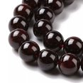 thumbnail image 4 of EOEMY 2Strands Dark Red 8.5mm Natural Garnet Round Beads Strands Crafts Jewelry Making, 4 of 4