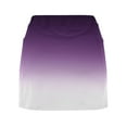 thumbnail image 6 of MIXUE Skirts For Women Summer Gradient Print Elastic High Waist Yoga Sports Mini Tennis Skirt Holiday Wear,Gray,M, 6 of 6