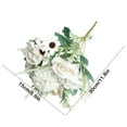 thumbnail image 3 of Staron White Flowers Artificial - Artificial Flowers for Decoration Indoor Fake Flowers for Home Table Centerpieces Kitchen Wedding Bouquet Party Festival Bar Decor, 3 of 3