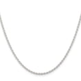 thumbnail image 4 of Diamond2Deal 925 Sterling Silver 1.8 mm Solid Rope Chain Necklace for Women 36", 4 of 6