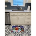 thumbnail image 3 of Merry Christmas From Us All Snowman Machine Washable Memory Foam Mat, 3 of 4