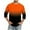 Mens T Shirts Orange, variant on M-5X Plus Size Mens Big & Tall T Shirts 3/4 Sleeve Crewneck Tshirts Shirt Mens Casual Gradient Printed Loose Pullover Going-Out Workout Tees Tops