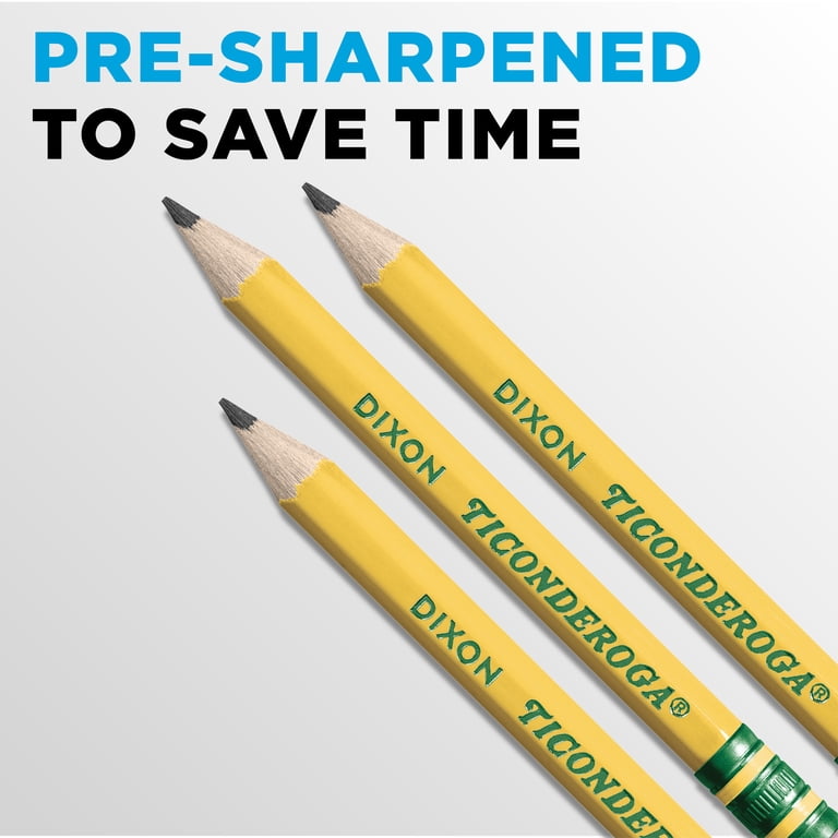 Ticonderoga Short Golf Pencils, #2 HB, Yellow, 72 Count photo 5