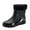 Black, variant on AUXDIQ Men Rain Boots Outdoor Garden Boots Waterproof Ankle Rain Shoes