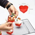 thumbnail image 5 of 12 Piece Silicone Baking Cup Cupcake Lined With Non-stick Pastry Muffin Liner Mold Heart-shaped 2.75inch Mini Cake Silicone Mold $reusab, 5 of 5