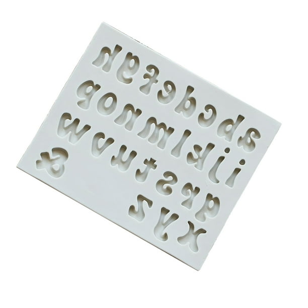Goriertaly Silicone DIY Mold Alphabet Number Sugarcraft Cakes Making