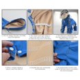 thumbnail image 4 of Topumt Dog Raincoat, 100% Waterproof Dog Warm Jacket for Fall Winter, Rainproof Coat with Reflective Stripes for Medium Large Dogs, 4 of 7