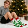thumbnail image 5 of Funny Christmas Socks for Men Women Teens Boys - MERRY CHRISTMAS YOU FILTHY ANIMAL Holiday Novelty Fun Funky Cute Crazy Silly Socks - Secret Santa Xmas Christmas Gifts Ideas Stocking Stuffers, 5 of 7