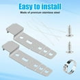 thumbnail image 3 of 2pcs Dishwasher Mounting Bracket, 5001DD4001A Dishwasher Mounting Clips Under Counter Mounting Brackets Compatible with LG, 3 of 7