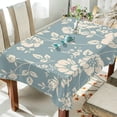 thumbnail image 4 of SKYSONIC Floral Pattern Tablecloth Waterproof Washable Polyester Square Table Cover Durable Tablecloth for Kitchen Dining Table Party Decor (54 X 72 Inch), 4 of 7