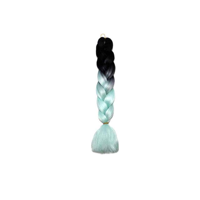 Gradient Color Women Braid Hair Large Braiding Hair Wigs High Temperature Fiber Synthetic Hair Extensions