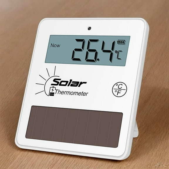 Greenhouse LCD Display Thermometer Outdoor Indoor Household Thermometer Easy Read Multipurpose Pool Digital Thermometer for Office , Style B