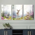 thumbnail image 4 of Woodland Nursery Wall Hieng Wild Animals Forest Wall Decor Prints Adventure Theme Canvas Posters Brown Rabbit Bear Hedgehog Pictures Paintings for Boys Room Girls Room, 4 of 6
