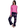 thumbnail image 6 of U.S. Polo Assn. Women's Holiday Giftable Long Sleeve Top and Plush Pant Pajama Sleep Set, 2-Piece, Sizes S-3X, 6 of 7