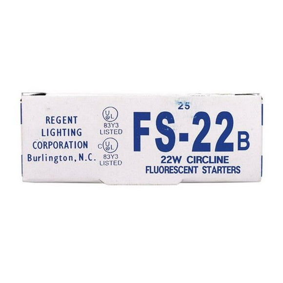 Regent FS-22B Cooper Lighting Fluorescent Starter- - pack of 25