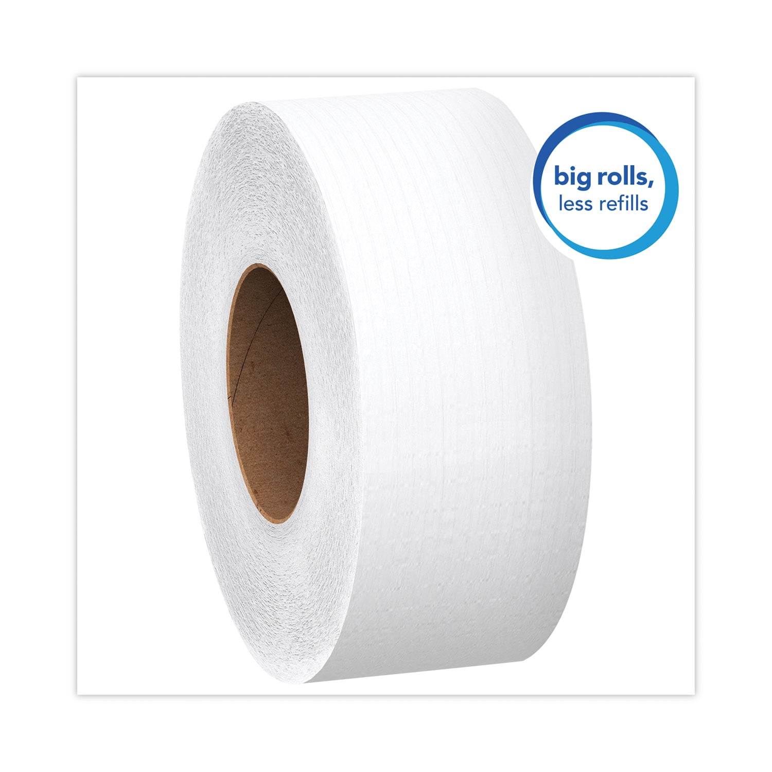 Scott Essential 100% Recycled Fiber JRT Bathroom Tissue for Business, Septic Safe, 2-Ply, White, 1000 ft, 12 Rolls/Carton - 2