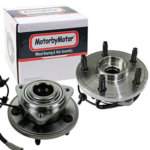 Roulement de Roue avant et Montage de Moyeu pour 2006 2007 2008 2009 2010 Jeep Commander, 2005 2006 2007 2008 2009 2010 Jeep Grand Cherokee Hub Bearing(2 Pack), ABS Sensor, 5 Lug-513234
