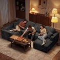 thumbnail image 2 of Homall 126" Modular Sectional Sofa U-Shaped Boneless No Assembly Required Cloud Couches with Deep Seat for Living Room, 2 of 8