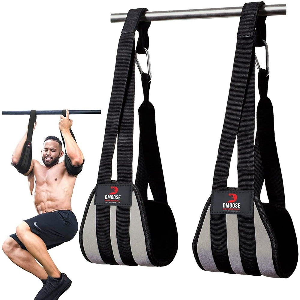 DMoose Fitness Hanging Ab Straps for Abdominal Muscle Building and Core ...