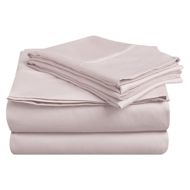 400-Thread Count 100% Egyptian Cotton Bedding Sheets & Pillowcases, 4